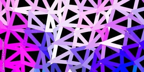 Dark multicolor vector polygonal pattern.