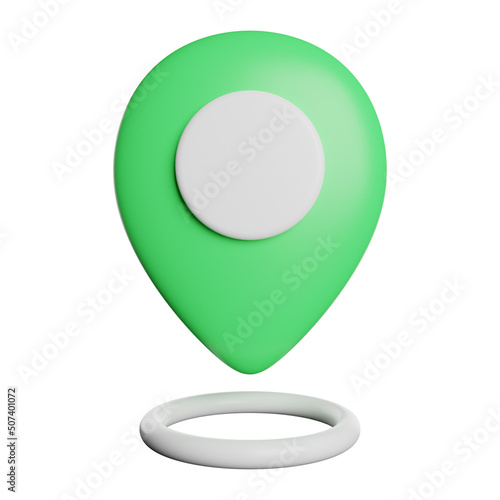 Foto 3D rendering illustration maps location  photo hd