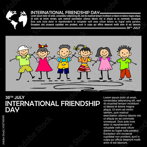 International Friendship Day, Poster and Banner, 30 July