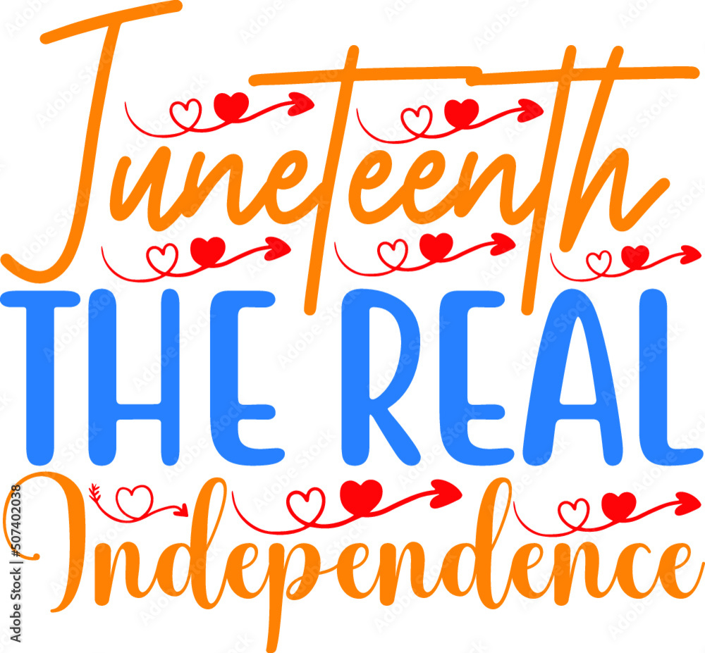 Fototapeta premium juneteenth svg design cut files
