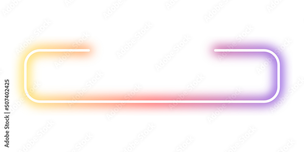 gradient rectangle neon frame gradient rectangle neon frame