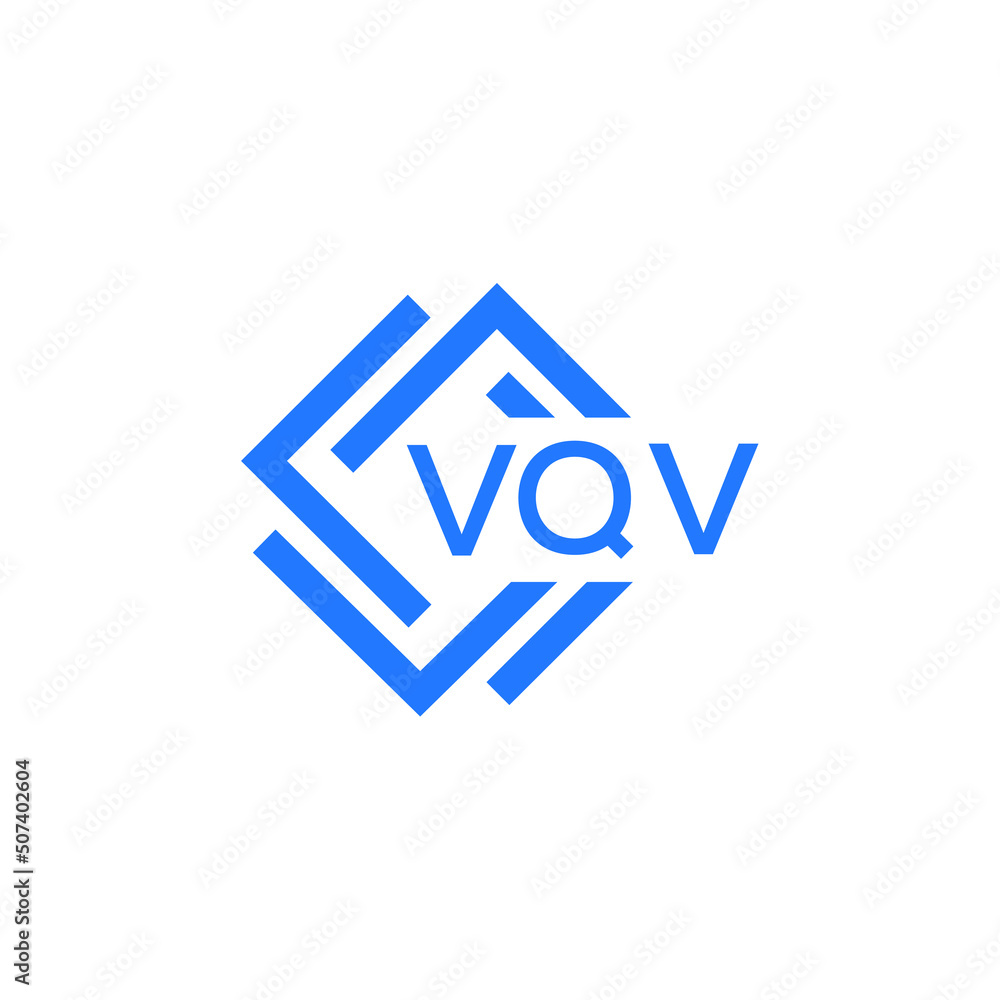 VQV technology letter logo design on white  background. VQV creative initials technology letter logo concept. VQV technology letter design.
