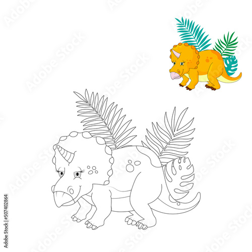 cute dinosaur coloring book for kids