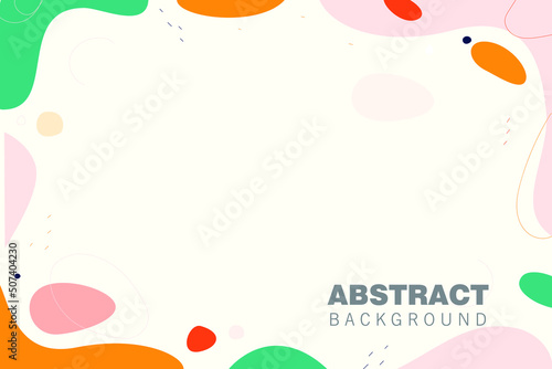 Flat design abstract background