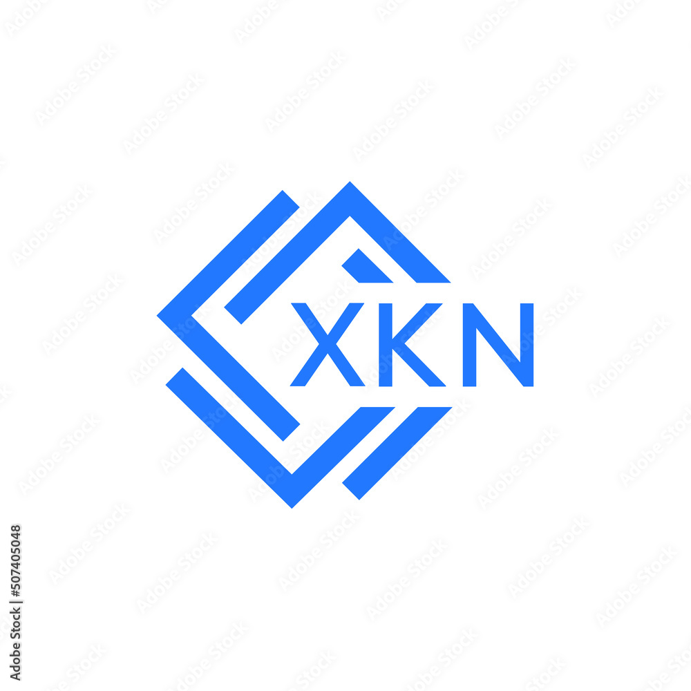 XKN technology letter logo design on white background. XKN creative initials technology letter logo concept. XKN technology letter design. XKN technology letter logo design on white background. XKN creative initials technology letter logo concept. XKN technology letter design.