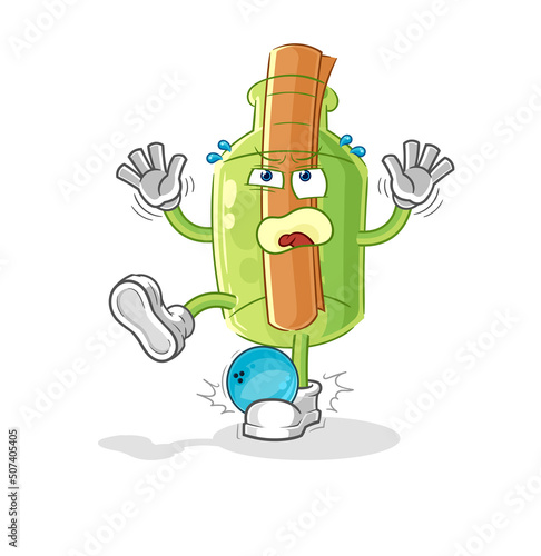 message in a bottle king vector. cartoon character