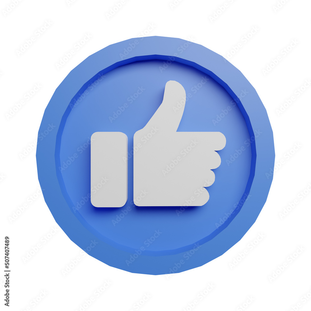 3D Rendering Illustration Like Social Media Element Photo HD 3D Rendering Illustration Like Social Media Element Photo HD