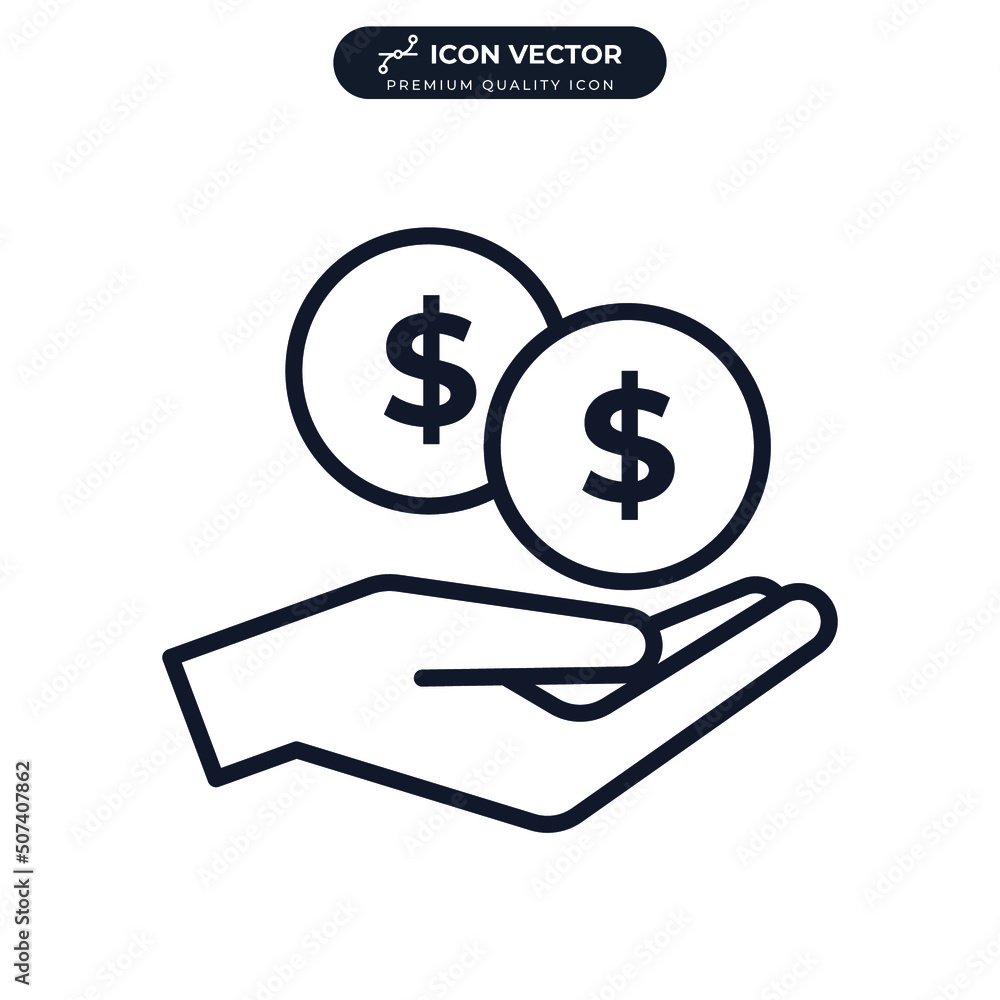 earning icon symbol template for graphic and web design collection logo vector illustration earning icon symbol template for graphic and web design collection logo vector illustration