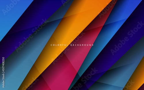 Abstract overlap layer background vector