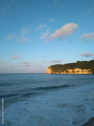 Praia do Madeiro, on the coast of Pipa, Timbau do Sul. Place of great beauty and much visited by tourists.