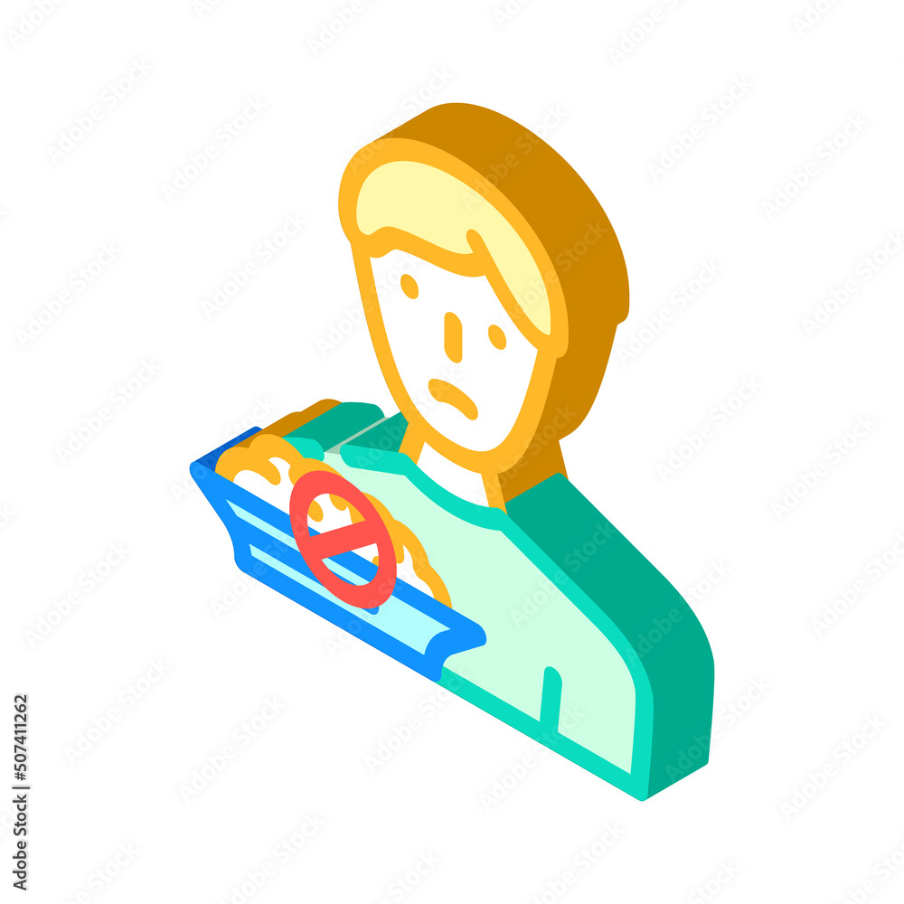 refusal to eat isometric icon vector. refusal to eat sign. isolated symbol illustration refusal to eat isometric icon vector. refusal to eat sign. isolated symbol illustration