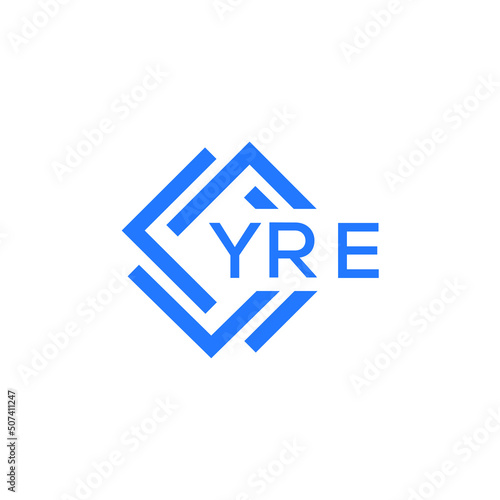 Free Download YRE Flat accounting logo design on white  background. YRE creative initials Growth graph letter logo concept. YRE business finance logo design. - GFXLoad