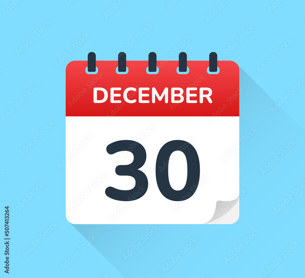 December 30 calendar - Schedule an appointment vector design template December 30 calendar - Schedule an appointment vector design template
