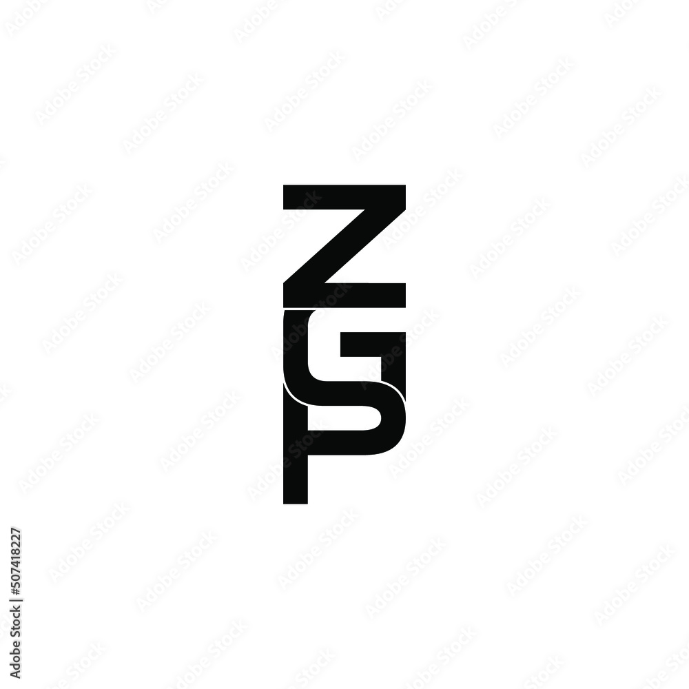 zgp letter original monogram logo design zgp letter original monogram logo design
