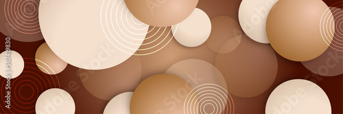 Beige skin tone soft brown abstract banner photo