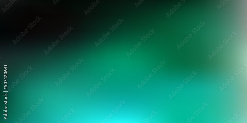 Light green vector abstract blur layout.