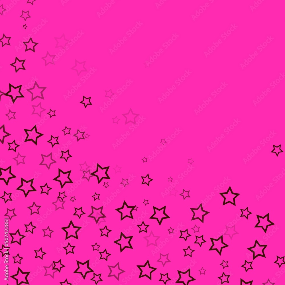 pink background with butterflies