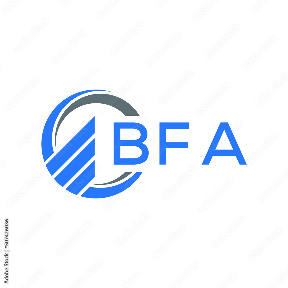 BFA Flat accounting logo design on white background. BFA creative initials Growth graph letter logo concept. BFA business finance logo design.
BFA Flat accounting logo design on white background. BFA creative initials Growth graph letter logo concept. BFA business finance logo design.