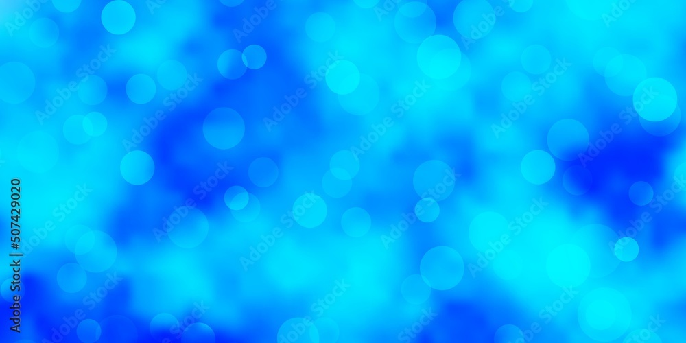 Light BLUE vector background with circles. Light BLUE vector background with circles.