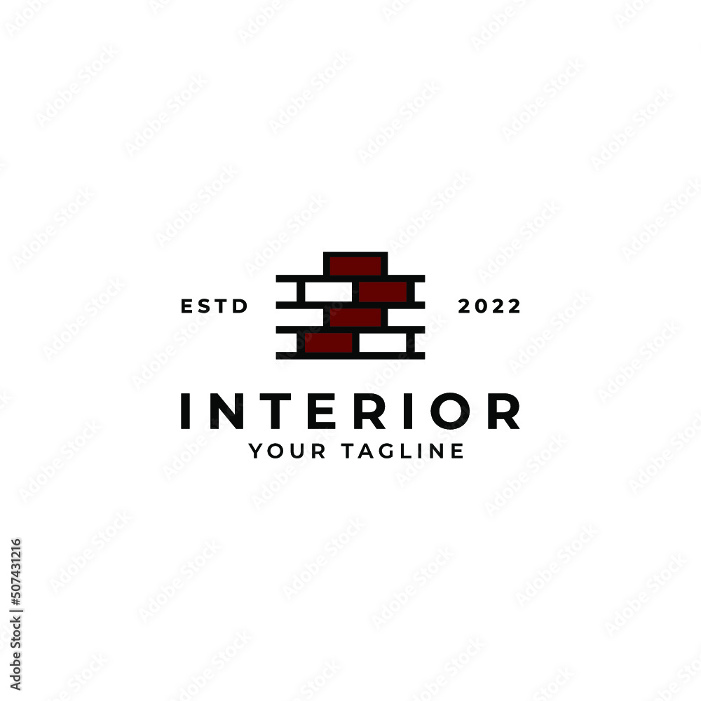 Obraz premium Premium Interior, eksterior, real estate stone, wall decoration, template vector