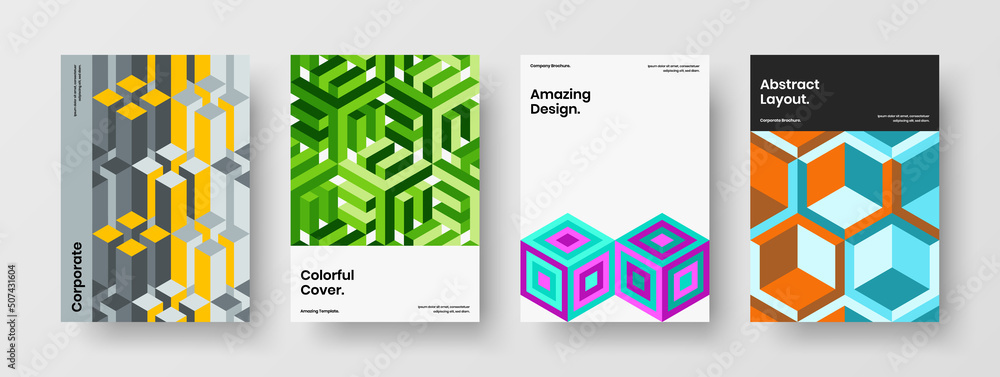 Clean banner design vector illustration set. Isolated geometric pattern annual report template composition. Clean banner design vector illustration set. Isolated geometric pattern annual report template composition.