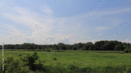 landscape with clouds