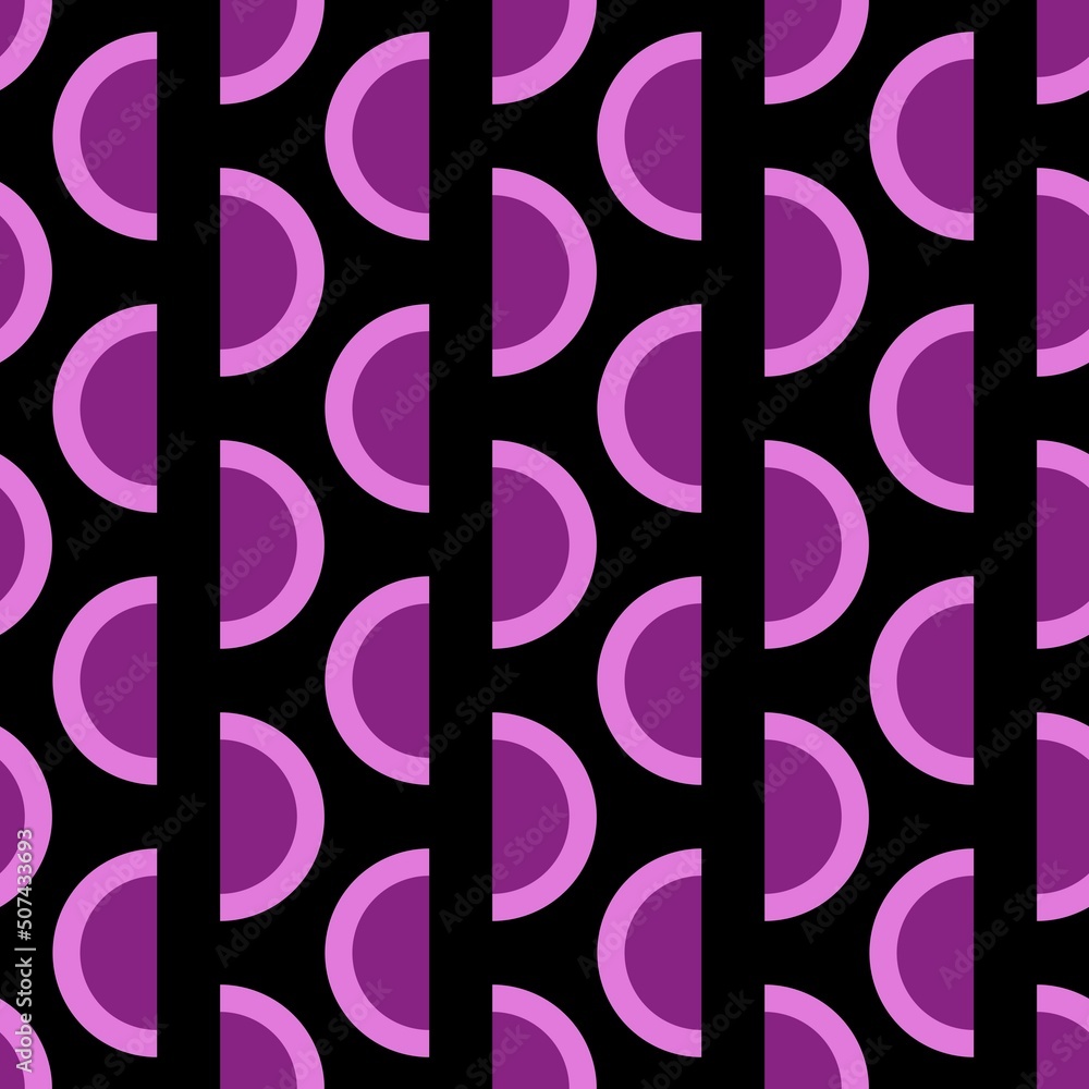 Geometric seamless half circle pattern for fabrics and packaging and gifts and cards and linens and kids Geometric seamless half circle pattern for fabrics and packaging and gifts and cards and linens and kids