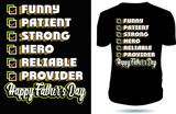 Father's Day T-Shirts Design, T-shirt design with typography, t-shirt design vector for print, Design - 37