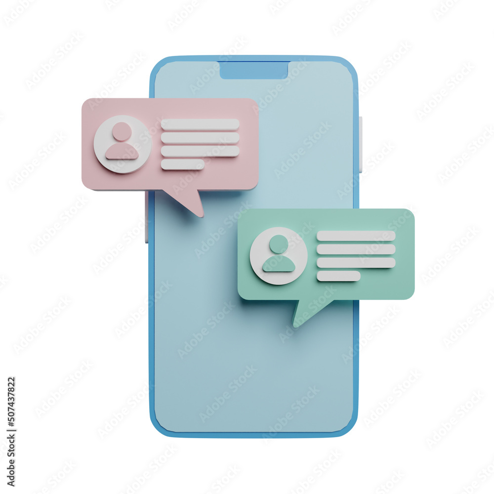 3D Rendering Illustration Phone Social Media Photo HD 3D Rendering Illustration Phone Social Media Photo HD