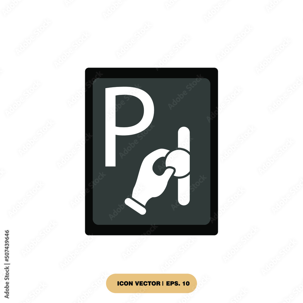 parking sign icons symbol vector elements for infographic web parking sign icons symbol vector elements for infographic web