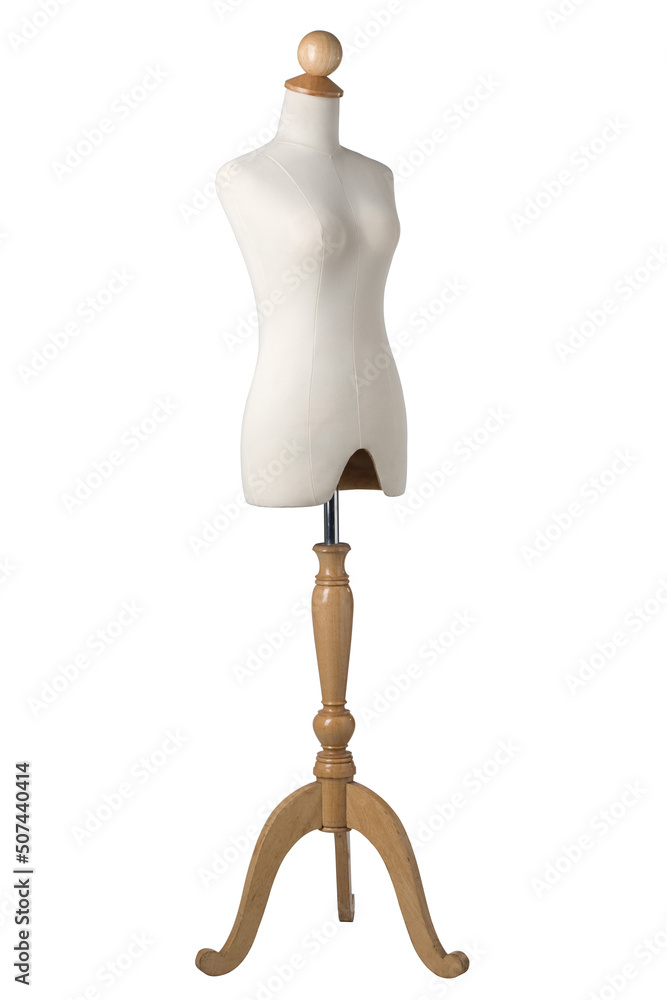Taylor mannequin on white background Taylor mannequin on white background