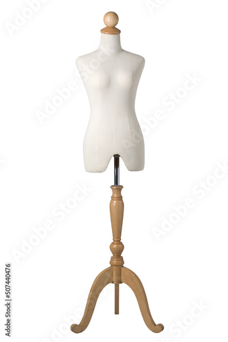 Taylor mannequin on white background