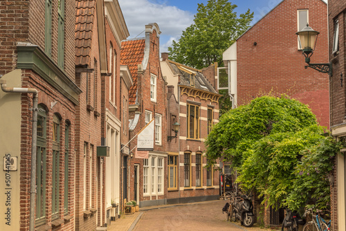 Alkmaar, Netherlands, May 2022. Picturesque facades, canals and streets in Alkmaar. © Bert