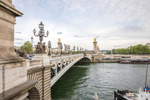 Brücke über die Seine in Paris