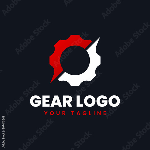 Gear logo template Premium Vector 