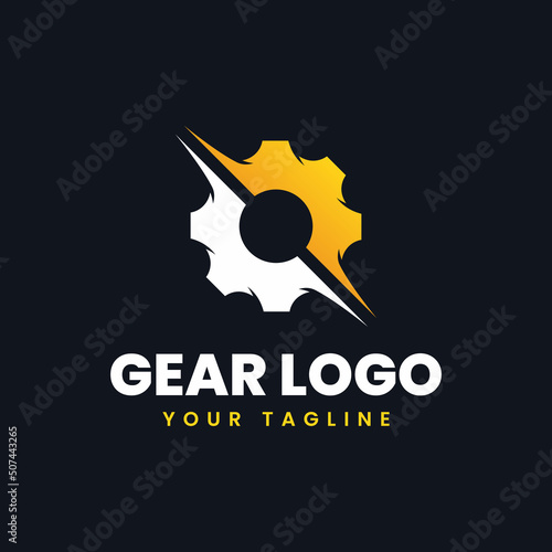 Gear logo template Premium Vector  photo