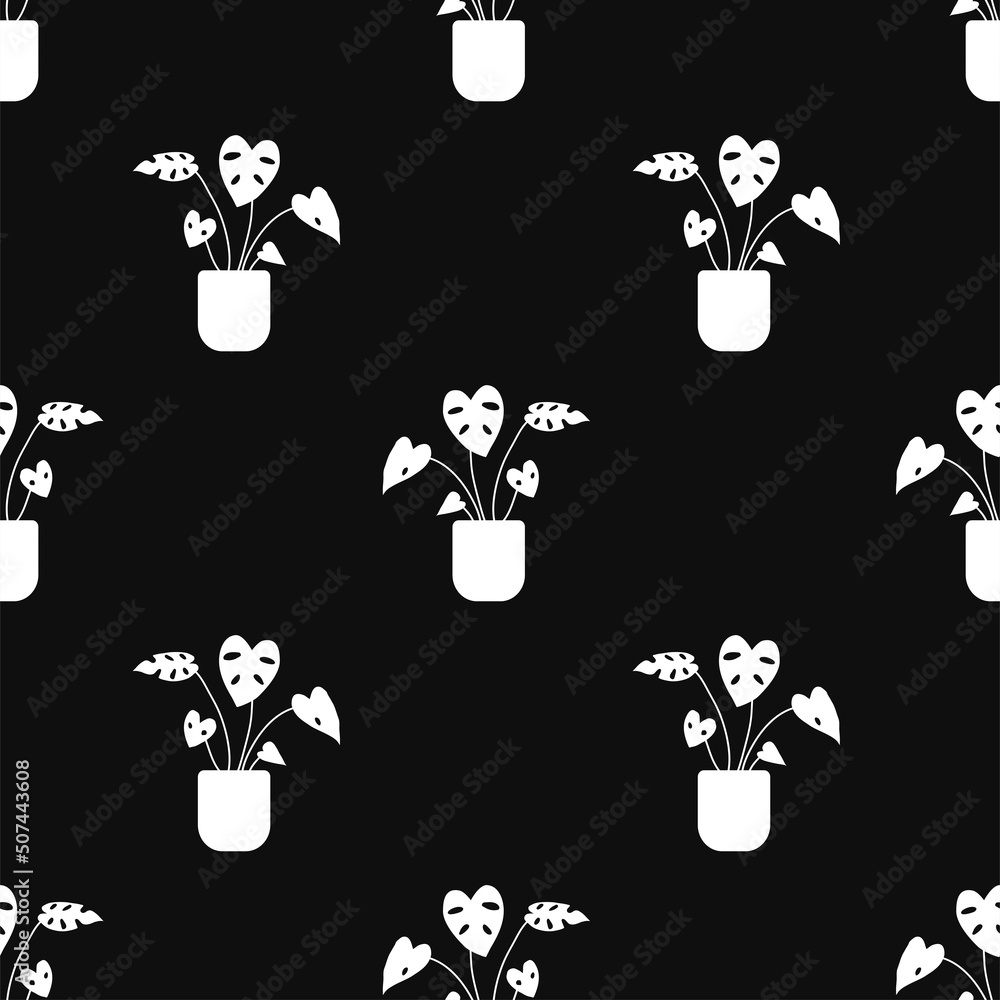 Vector flat hand drawn seamless pattern Vector flat hand drawn seamless pattern