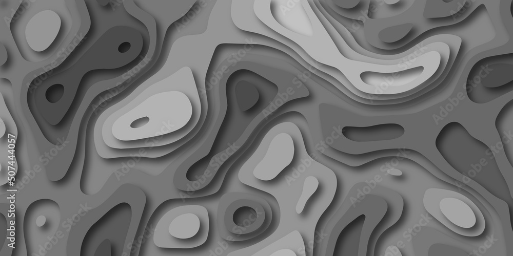 3D papercut layers, paper cut vector art background banner texture ...