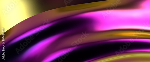 Creative concept fluid colors backgrounds. Trendy Vibrant Fluid Colors. 3d render