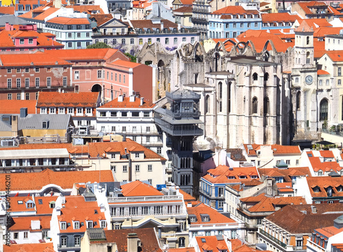 panorama of Lisbon in Portugal 