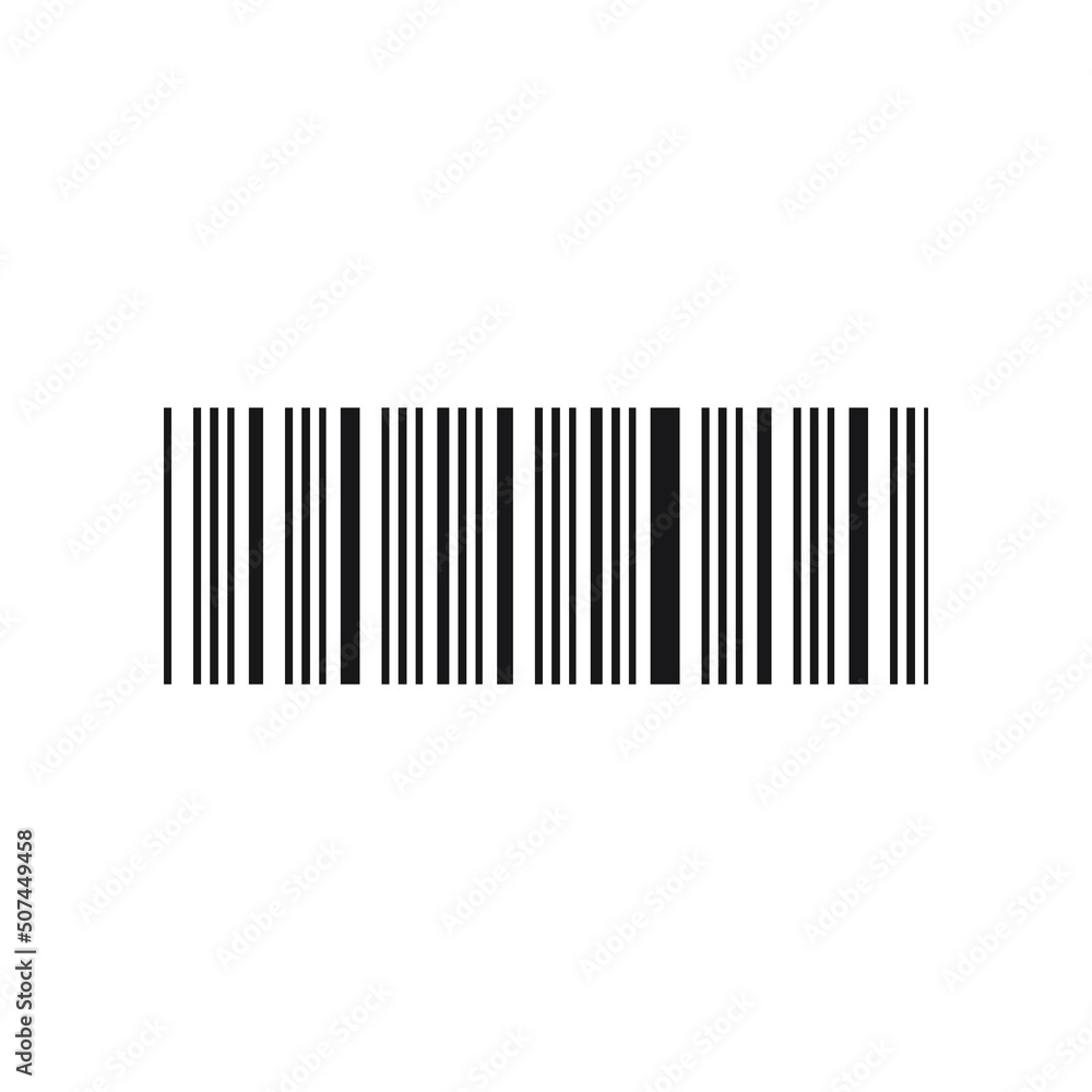 Barcode template design isolated Barcode template design isolated