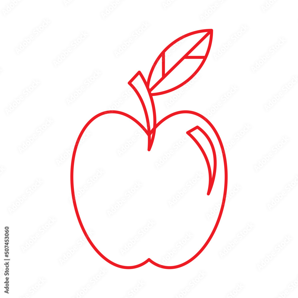 Fototapeta premium food and fruit icon