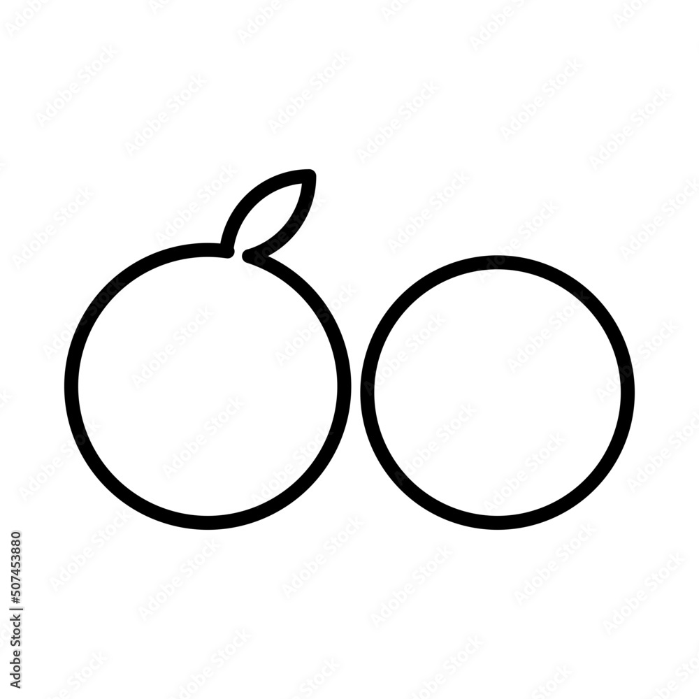 food and fruit icon food and fruit icon