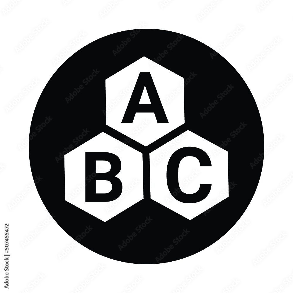 Language, ABC icon. Black vector Illustration. Language, ABC icon. Black vector Illustration.