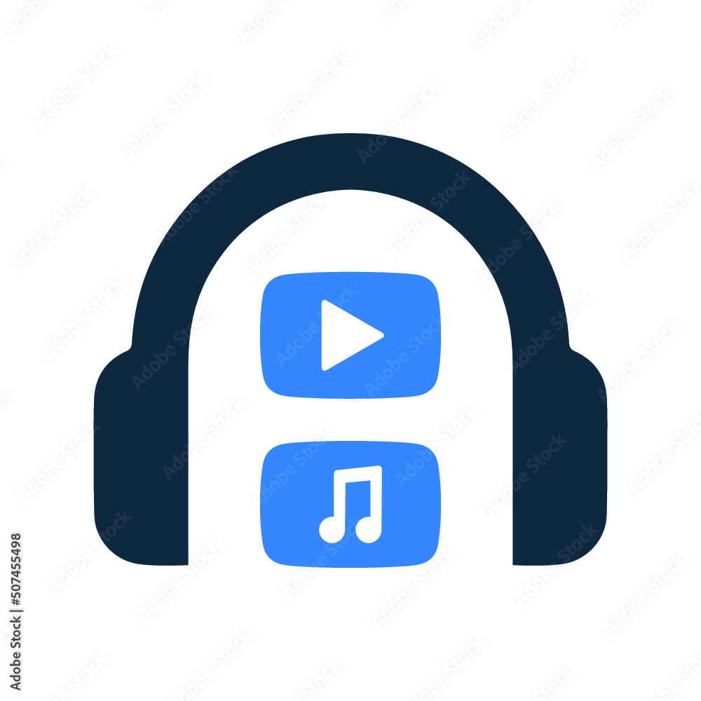 Music, audio, video icon. Simple editable vector graphics. Music, audio, video icon. Simple editable vector graphics.