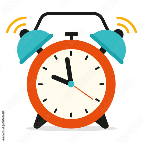 Vector Illustration Of A Clock