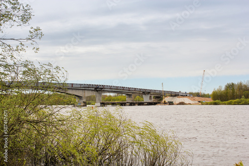 Construction of a new bridge.