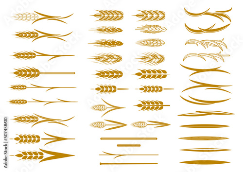 麦　穂のアイコンイラスト