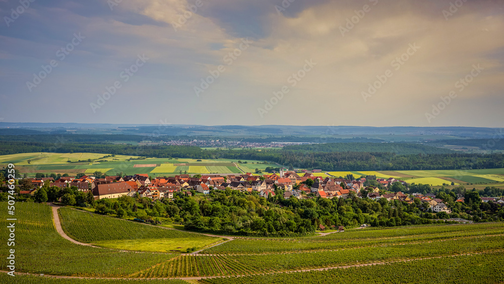 Fototapeta premium Hohenhaslach am Stromberg