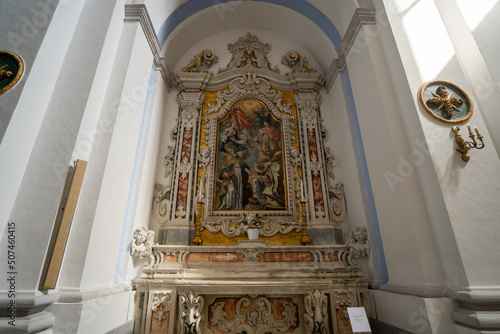 interior of the church